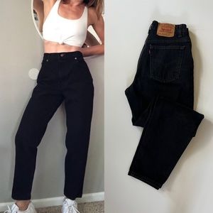 Vintage Levi’s 550 high rise jeans